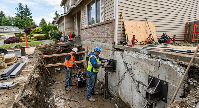 Building Foundation Repair in Marysville, WA