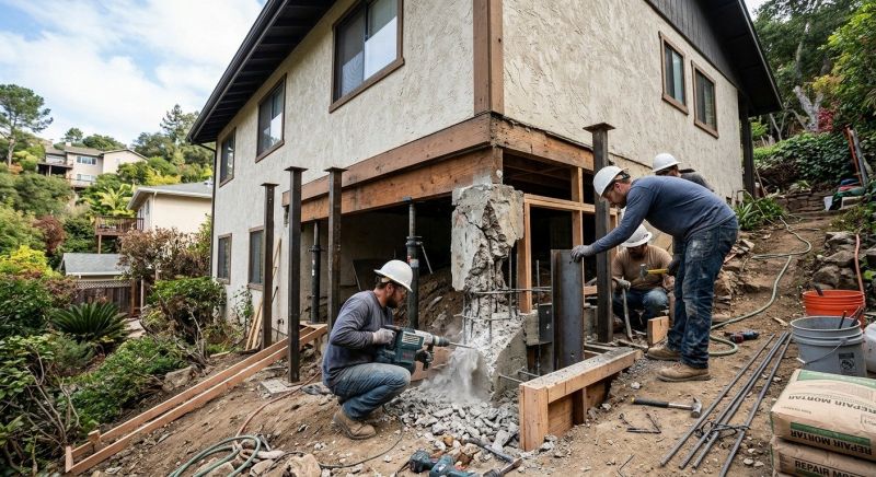 Concrete Foundation Repair in Lynnwood, WA