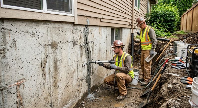 Cracked Foundation Repair in Mountlake Terrace, WA