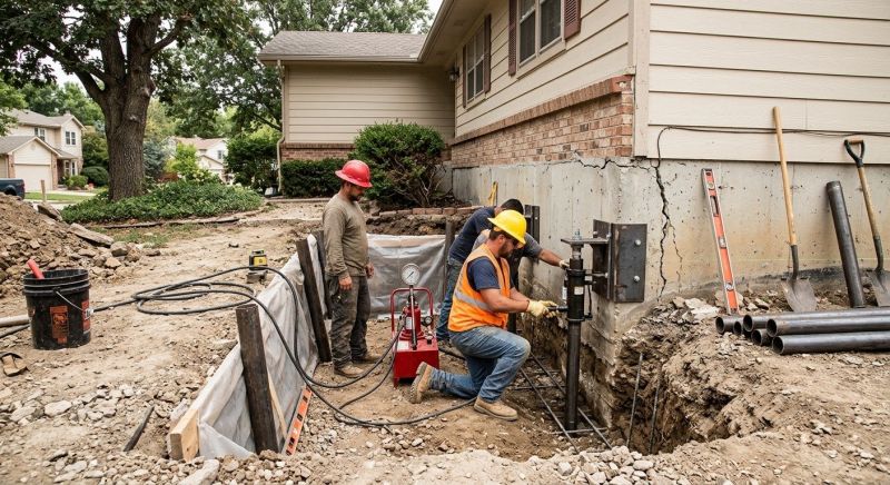 Cracked Foundation Repair in Snohomish, WA
