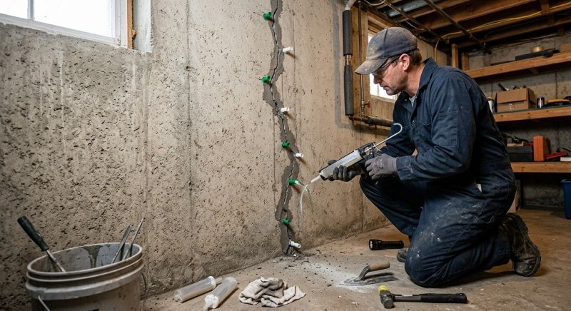Foundation Crack Repair in Edmonds, WA