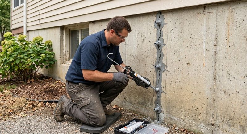 Foundation Crack Sealing in Marysville, WA
