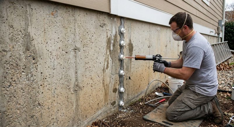 Foundation Crack Sealing in Marysville, WA