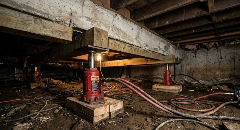 Foundation Jacking in Freeland, WA