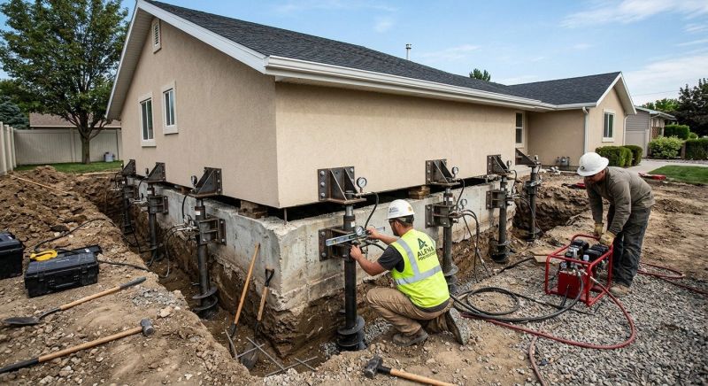 Foundation Pier Leveling in Marysville, WA