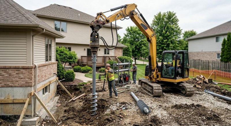Helical Pile Installation in Marysville, WA