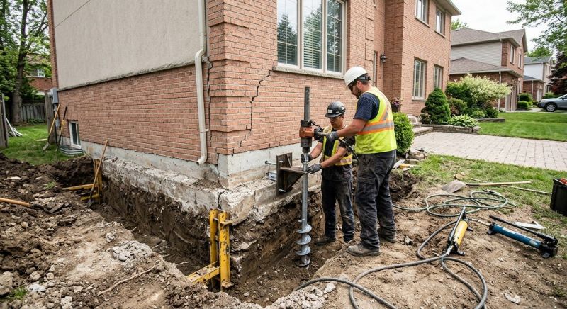 Sinking Foundation Repair in Arlington, WA