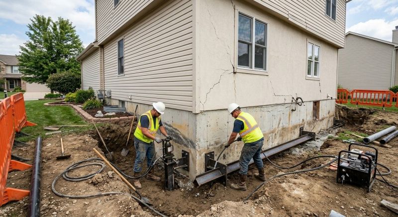 Sinking Foundation Repair in Kirkland, WA